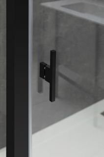 Душевая дверь Allen Brau Priority 90 3.31003.BBA профиль Черный